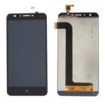 LCD Screen and Digitizer Assembly + Frame Replace Part for Doogee Y6 – Black