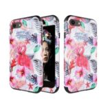 Detachable Shockproof PC + TPU Hybrid Phone Cover for iPhone 8/7 4.7 inch – Flamingo
