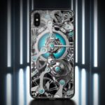 NILLKIN Spacetime Case for iPhone XS Max 6.5 inch PC TPU Tempered Glass Hybrid Case
