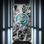 NILLKIN Spacetime Case for iPhone XR 6.1 inch PC TPU Tempered Glass Hybrid Protective Cover