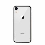 NXE Glass Casing for iPhone XR 6.1 inch 0.7mm 9H Glass Back + TPU Edge Hybrid Case – Black