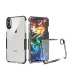 Bi-color Soft TPU Mobile Phone Case for iPhone XS Max 6.5 inch – Black