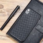 BENKS Woven Texture Soft TPU Phone Shell for iPhone XR 6.1 inch – Black