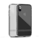 IPAKY Diamond Grain TPU Case for iPhone XS / X 5.8 inch – Black