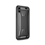 IPAKY Phantom Rhombus Series Anti-drop Soft TPU Case for iPhone XS / X 5.8 inch – Black
