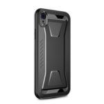 IPAKY Phantom Rhombus Series Anti-drop Soft TPU Case for iPhone XR 6.1 inch – Black