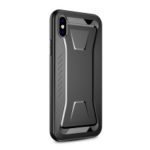 IPAKY Phantom Rhombus Series Drop Protection TPU Phone Case for iPhone XS Max 6.5 inch – Black