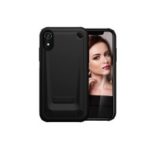 Anti-drop PC + Soft TPU Hybrid Case for iPhone XR 6.1 inch – Black