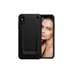 Anti-drop PC + Soft TPU Hybrid Case for iPhone XS Max 6.5 inch – Black