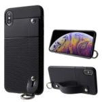 Triangle Pattern TPU Case for iPhone XS Max 6.5 inch – Black