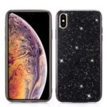 Glittery Sequins TPU Gel Casing Cover for iPhone XS Max 6.5 inch – Black