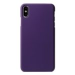 Rubberized Hard PC Cell Phone Shell for iPhone XS Max 6.5 inch – Purple