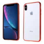 RURIHAI Electroplating Aluminium Alloy Bumper Frame for iPhone XS Max 6.5 inch – Red