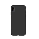 DEVIA Nature Series Silicone Hybrid Case Ultra-thin Shock-proof Back Case for iPhone XS Max 6.5 inch – Black