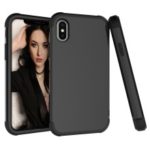 Shockproof PC Silicone Hybrid Case for iPhone XS Max 6.5 inch – All Black