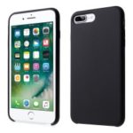 For iPhone 8 Plus / 7 Plus 5.5 inch Solid Silicone Cell Phone Case – Black