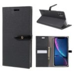 MERCURY GOOSPERY Milano Diary Leather Case for iPhone XS Max 6.5 inch – Black