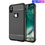 50Pcs/Set Drop-resistant TPU Case Cover for iPhone XS Max 6.5 inch – Black