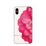 Pattern Printing Soft TPU Case for iPhone XS/X 5.8 inch – Rose Flower
