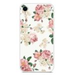 Pattern Printing Soft TPU Back Case for iPhone XR 6.1 inch – Peony