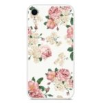 Pattern Printing Soft TPU Back Case for iPhone XR 6.1 inch – Peony