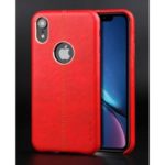 VORSON PU Leather Coated Back Case for iPhone XR 6.1 inch – Red