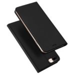 DUX DUCIS Skin Pro Series Case for iPhone 8 Plus / 7 Plus Business Leather Card Slot Shell Cover with Stand – Black