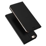 DUX DUCIS Skin Pro Series Phone Shell for iPhone 6s Plus/6 Plus Leather Card Slot Shell with Stand – Black