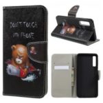 Cross Texture Patterned Wallet Leather Case for Samsung Galaxy A7 (2018) – Angry Bear
