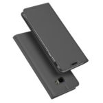 DUX DUCIS Skin Pro Series PU Leather Case for Samsung Galaxy J4 Plus – Dark Grey