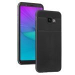 Triangle Pattern Soft TPU Mobile Phone Case for Samsung Galaxy J4+ – Black