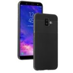 Triangle Pattern Durable TPU Phone Case for Samsung Galaxy J6+ – Black