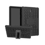 Anti-slip PC + TPU Hybrid Case with Kickstand for Samsung Galaxy Tab S4 10.5 SM-T830 SM-T837 – Black