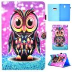 Pattern Printing PU Leather Case for Samsung Galaxy Tab A 10.5 (2018) T590 T595 – Owl Pattern