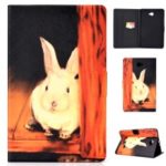 Pattern Printing Leather Stand Case for Samsung Galaxy Tab A 10.1 (2016) T580 T585 P580 – Cute Rabbit