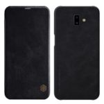 NILLKIN Qin Series PU Leather Card Holder Phone Case for Samsung Galaxy J6+ / J6 Prime – Black