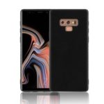 Retro Velvet Cloth Coated PC + TPU Hybrid Case for Samsung Galaxy Note9 SM-N960 – Black