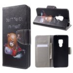 Cross Texture Patterned Wallet Leather Case for Huawei Mate 20 – Angry Bear