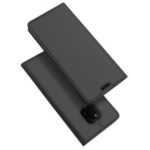 DUX DUCIS Skin Pro Series Flip Stand Leather Case with Card Holder for Huawei Mate 20 Pro – Dark Grey