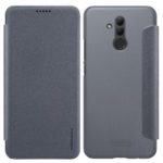 NILLKIN Sparkle Series View Window PU Leather Phone Cover for Huawei Mate 20 Lite / Maimang 7 – Black