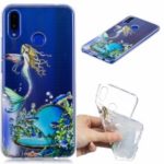 Pattern Printing Embossed TPU Case for Huawei nova 3i / P Smart Plus – Mermaid