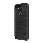 MOFI Carbon Fiber Texture Brushed TPU Back Case for Huawei Mate 20 Lite / Maimang 7 – Black