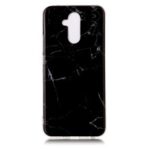 Marble Pattern Printing IMD TPU Phone Case for Huawei Mate 20 Lite / Maimang 7 – Black
