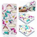 Pattern Printing TPU Case for Huawei Honor Play – Cloud and Unicorn