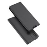 DUX DUCIS Skin Pro Series Card Holder Stand Leather Mobile Case for Huawei Honor 8X – Dark Grey