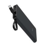 HOCO J25B 10000mAh New Power Type-C Portable Power Bank with Single USB Output – Black