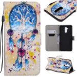 Patterned Light Spot Decor PU Leather Wallet Shell for Huawei Mate 20 Lite / Maimang 7 – Dream Catcher