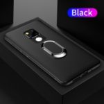Magnetic Finger Ring Kickstand Matte TPU Case for Huawei Mate 20 – Black