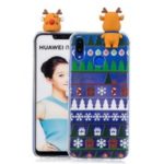 3D Cute Doll Christmas Pattern TPU Case for Huawei P Smart+ / nova 3i – Christmas Tree and Gift