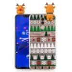 3D Cute Doll Christmas Pattern TPU Cover for Huawei Mate 20 Lite / Maimang 7 – Christmas Tree and Gift